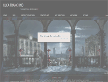 Tablet Screenshot of lucatranchino.com